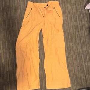 American Eagle Outfitters Orange Cargo Pants